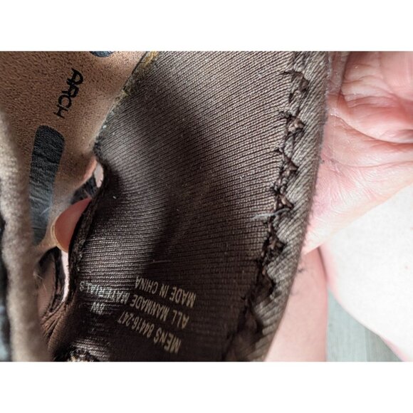 Nunn Bush Mens Brown Leather Slide Sandals Size 12 - Picture 6 of 6